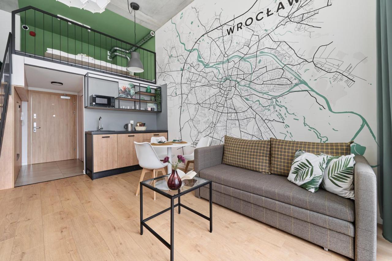 Mezzanine Studio Apartments Zarembowicza Wroclaw Airport By Renters Εξωτερικό φωτογραφία